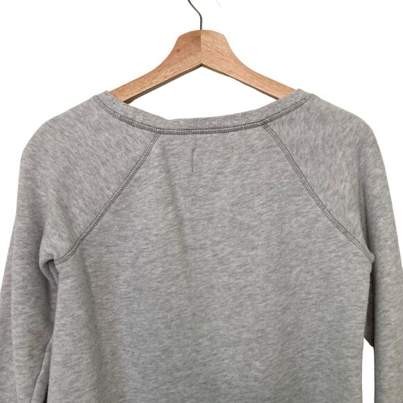 Proenza Schouler Neiman Marcus Small S Graffiti Print Gray Pullover Sweatshirt - Picture 5 of 10